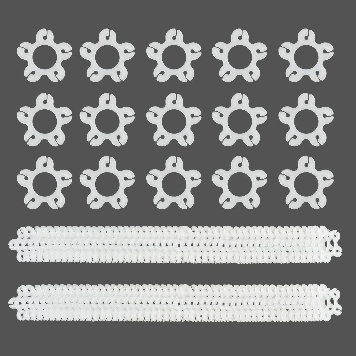 100PCS Balloon Arch Clips, Reusable Balloon Clips for Balloon Arch, Plastic Balloon Supplies for Stand, Balloon Garland Clips for Party Wedding Baby Shower Decorations