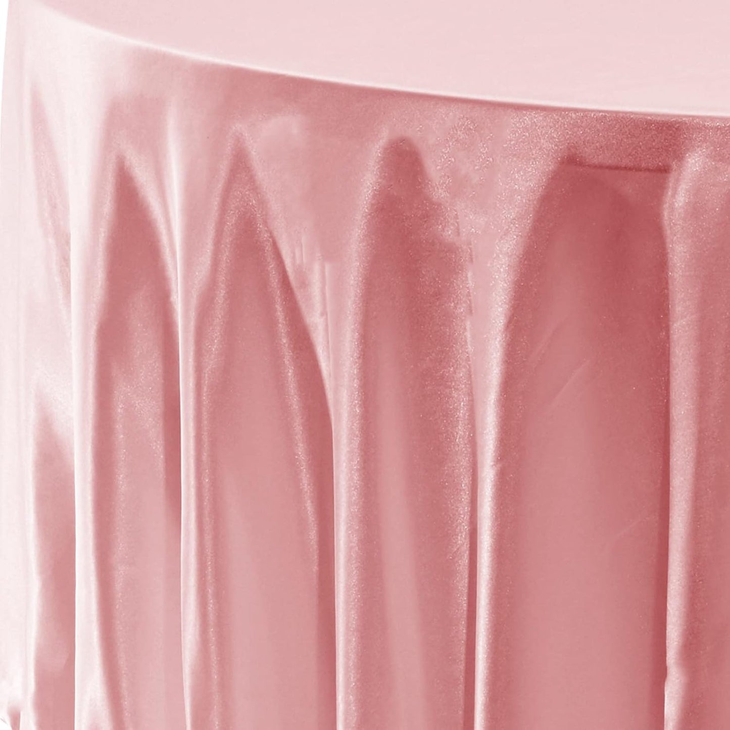 fani 6 Pack 120 Inch Rose Gold Round Tablecloth - Premium Silky Satin Tablecloth Overlay Smooth Fabric Table Cover Linens, Table Decoration for Wedding Party Banquet Events Restaurant Kitchen Dining