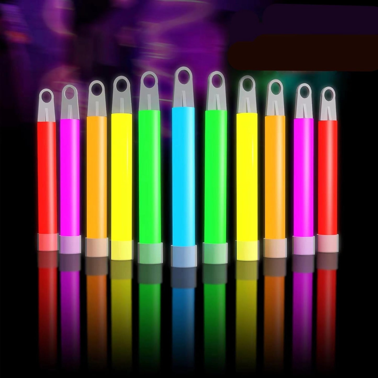 Glow Fever Glow Sticks Bulk 200ct Premium Glow in The Dark Light Up with Lanyards, for Party Supplies, Party Favors, Birthday, Halloween, Super Bright, Lasts Up to 12 hrs