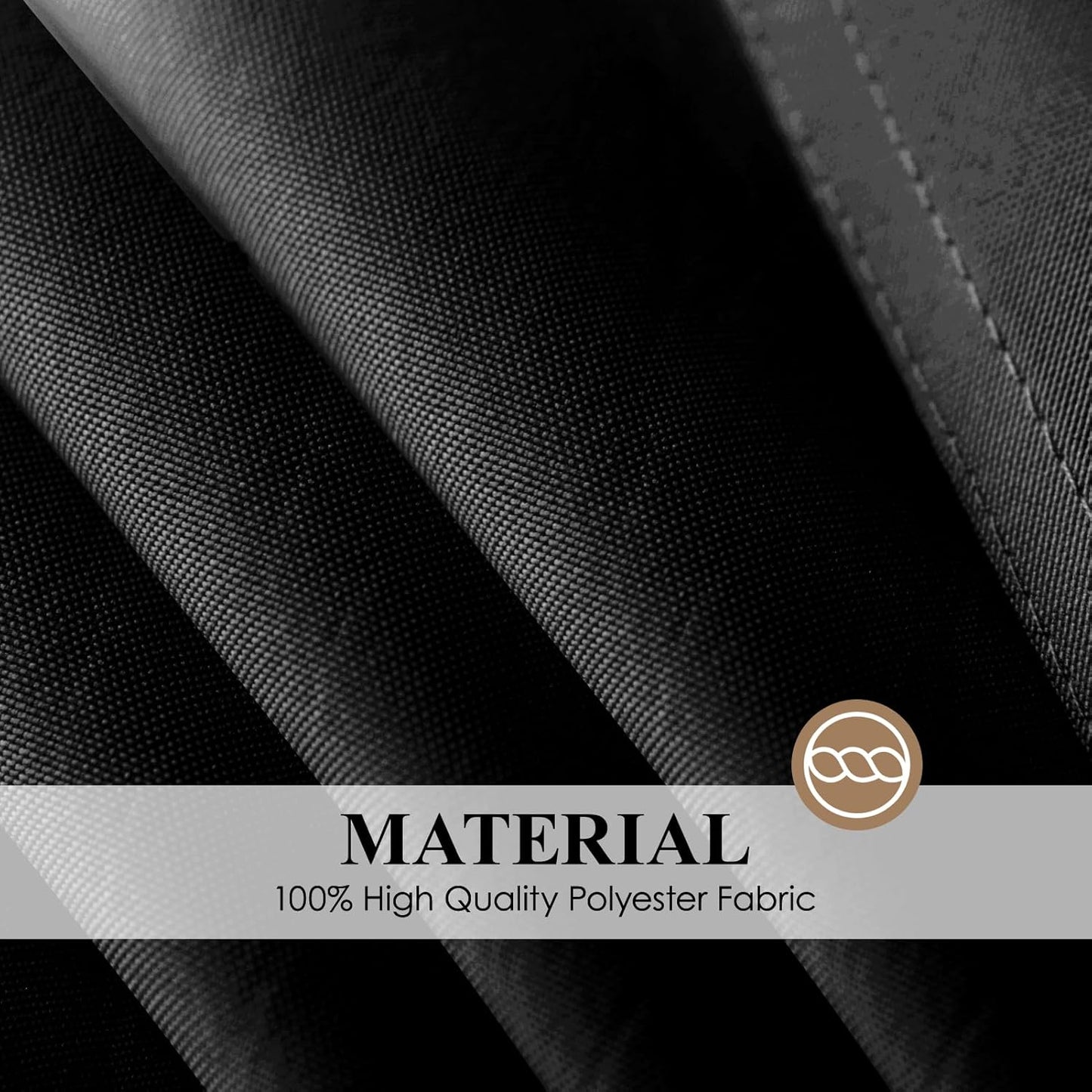 Square Tablecloth 52 x 52 Inch Black 10 Pack Tablecloths Stain-Wrinkle Resistant Washable Polyester Table Cloths for Holiday, Buffet Parties,and Wedding