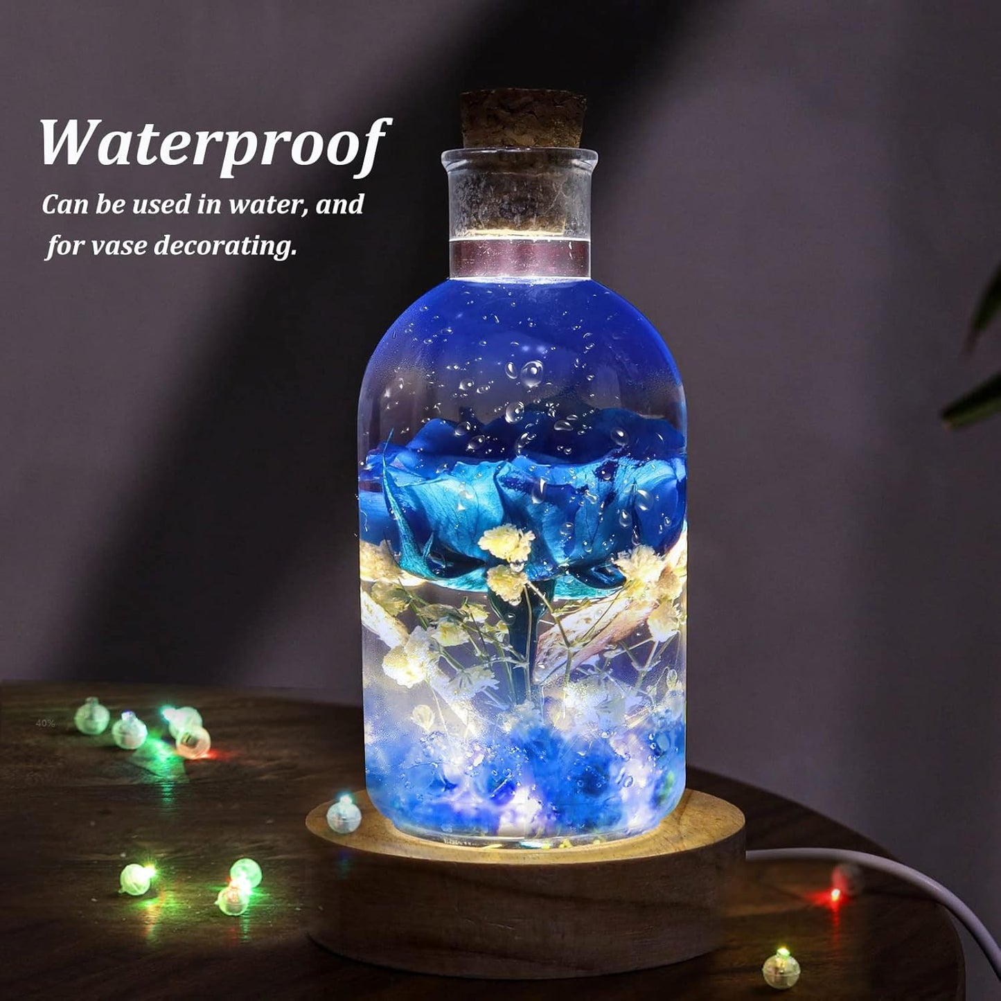 50pcs 5 Mixed Colors Balloon Lights, LED Assorted Colors Ball Lights, Mini Round LED Ball Lamp for Paper Lanterns, Balloons, Birthday Parties, Weddings, Halloween, Christmas Decorations