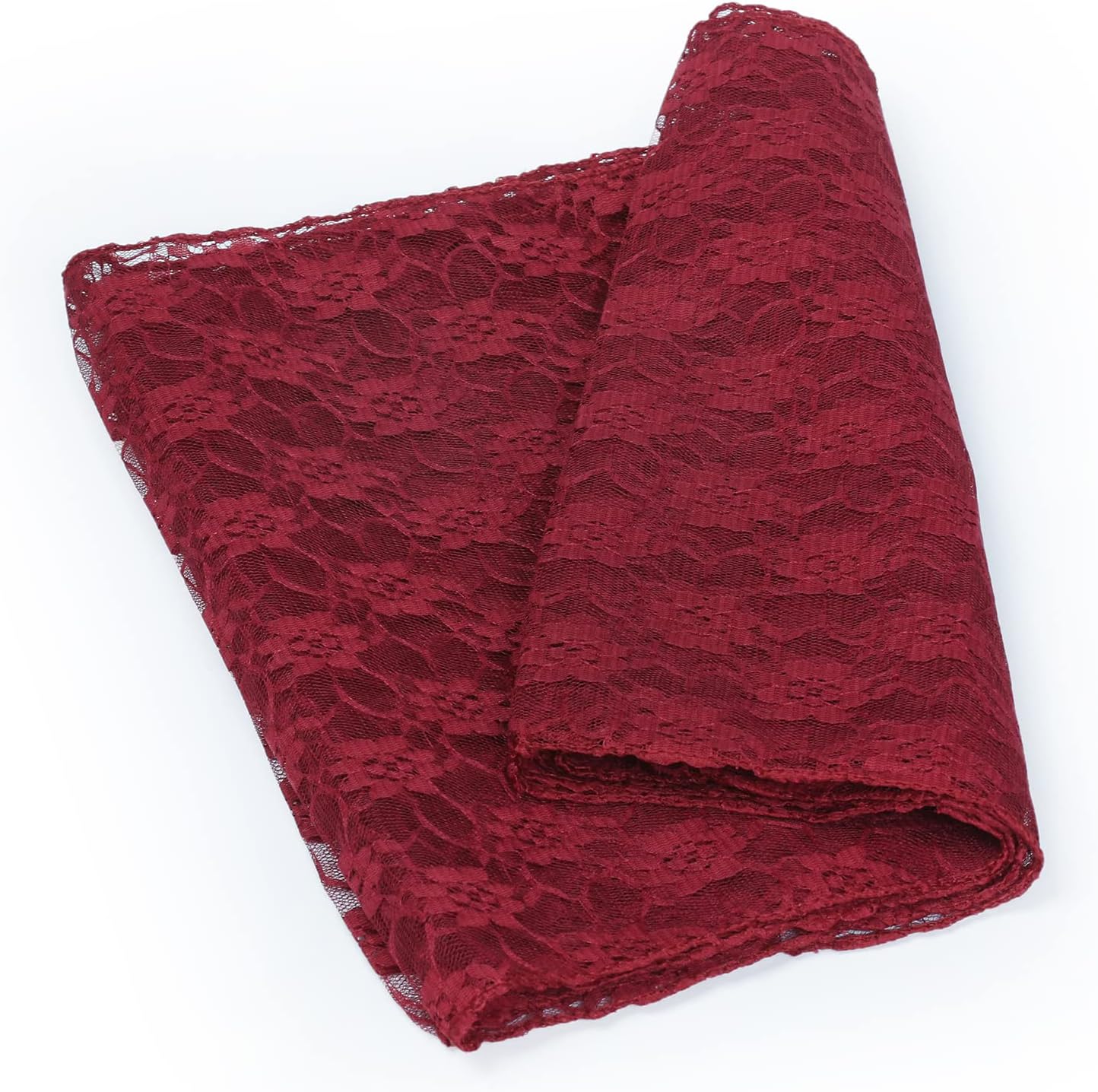 MDS Pack of 12 Wedding 12 x 108 inches Satin Table Runner for Wedding, Decorations for Birthday Parties, Banquets, Graduations, Engagements, Runners fit Rectangle, Round Table- Maroon