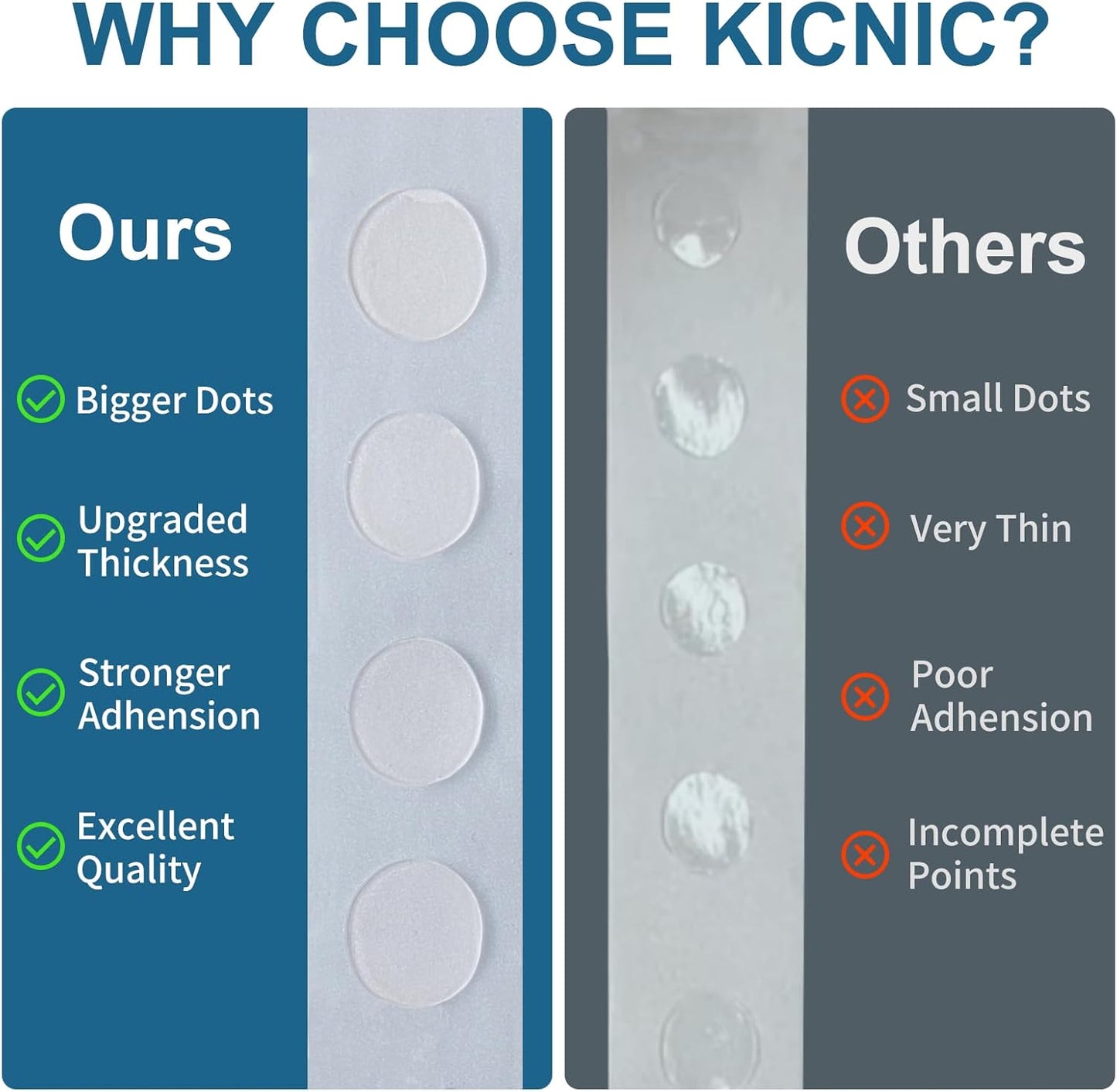 KICNIC Balloon Arch Strip, 99ft Balloon Tape and 600 Glue Point Dots, Balloon Arch Kit for Garland, Party, Birthday, Baby Shower, Graduation, Graduation Decorations