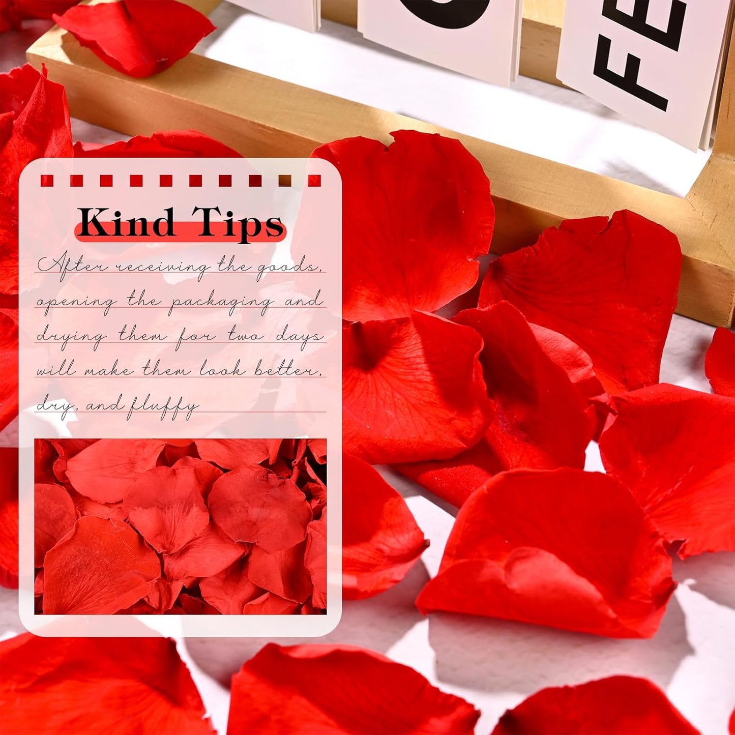 230 PCS Red Dired Rose Petals 2.1oz/60g Natural Real Rose Flower Petals for Wedding Aisle, Flower Girl Basket, Will You Marry Me, Valentines Day, Romantic Night, Proposal, Anniversary, Special Night