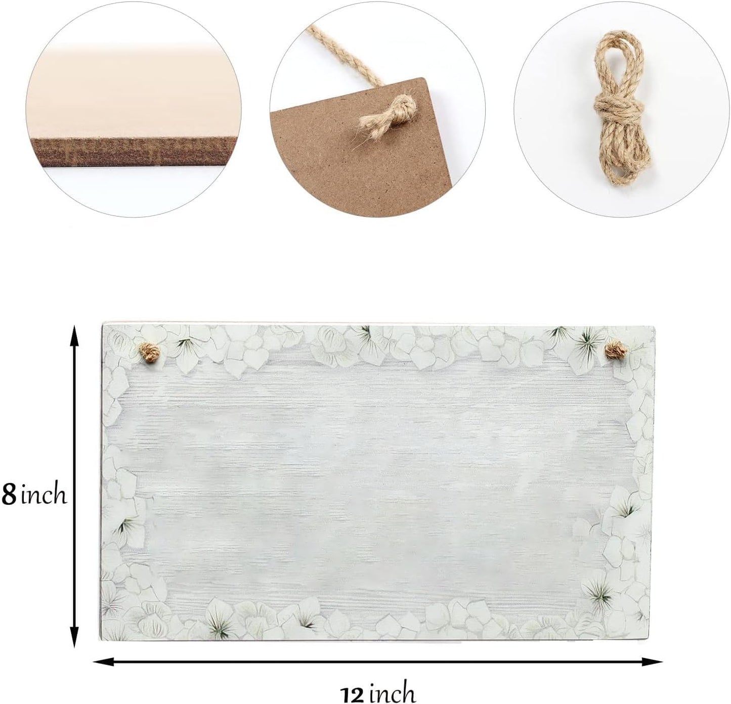 Rustic Wooden Signs Home Bar Wood Sign It's Always Happy Hour in Our House Funny Gin Prosecco Friendship Friend Sign Wall Art Decor Kitchen Cafe Pub Decor Gift 6x12 INCH