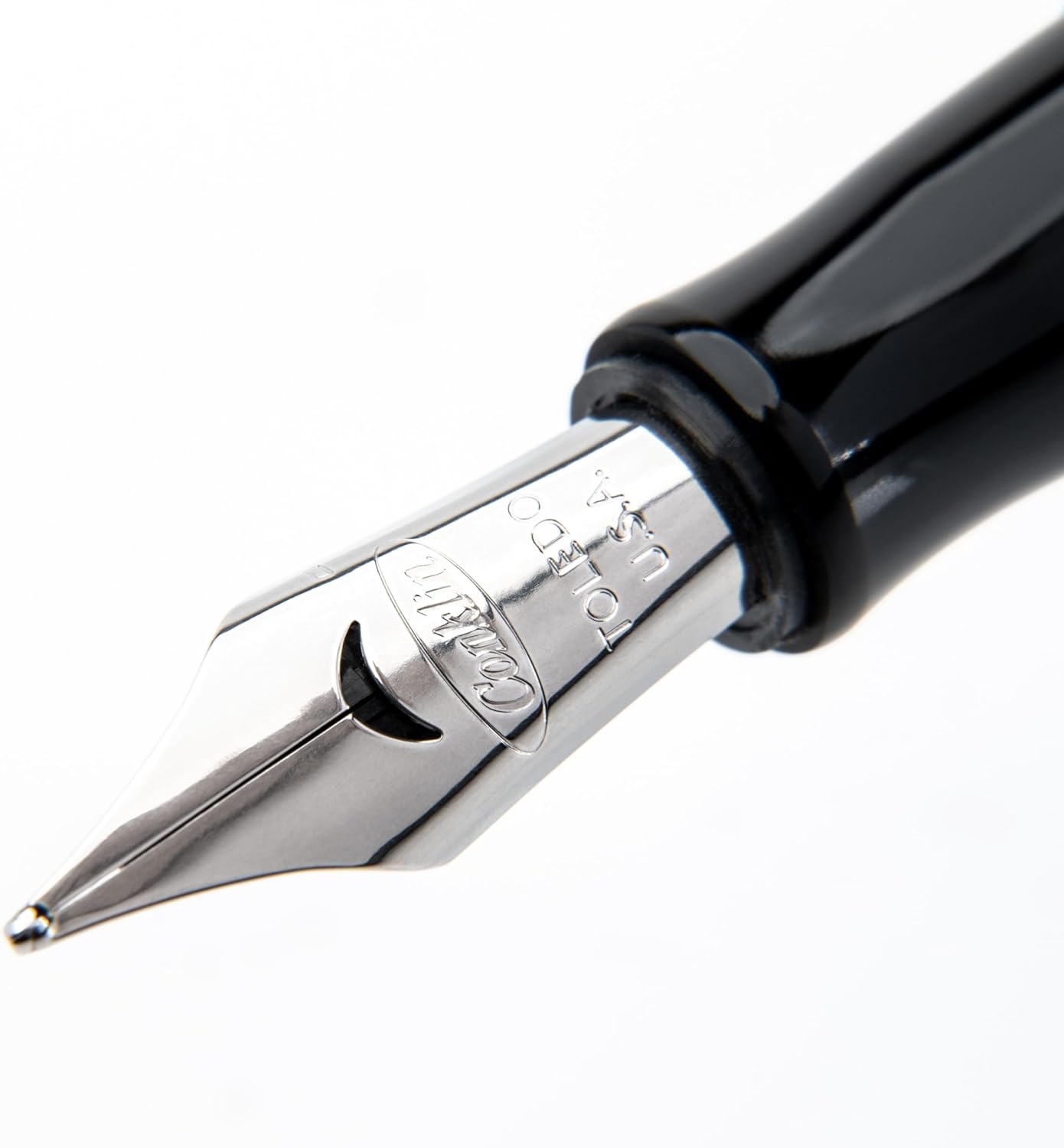 Conklin Duragraph Fountain Pen Ice Blue - Flex Nib, Dynamic Writing Tool with Cool Blue Finish