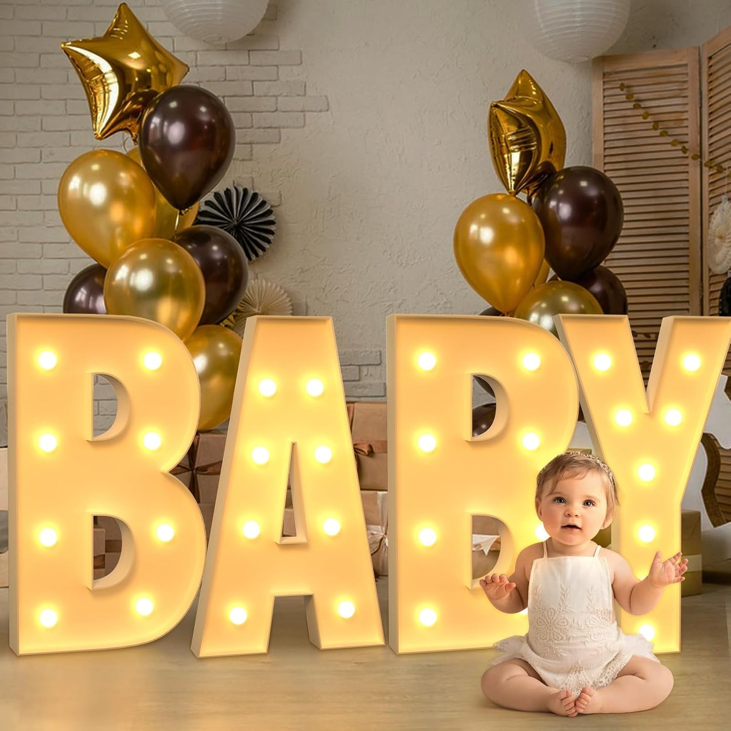 Marquee Letters 3 Feet Tall Large Light Up Letters P Happy Birthday Decorations Marry Me Proposal Engagement Party Decor Yellow Light Birthday Decorations Balloon Arch Kit Foam Sign P