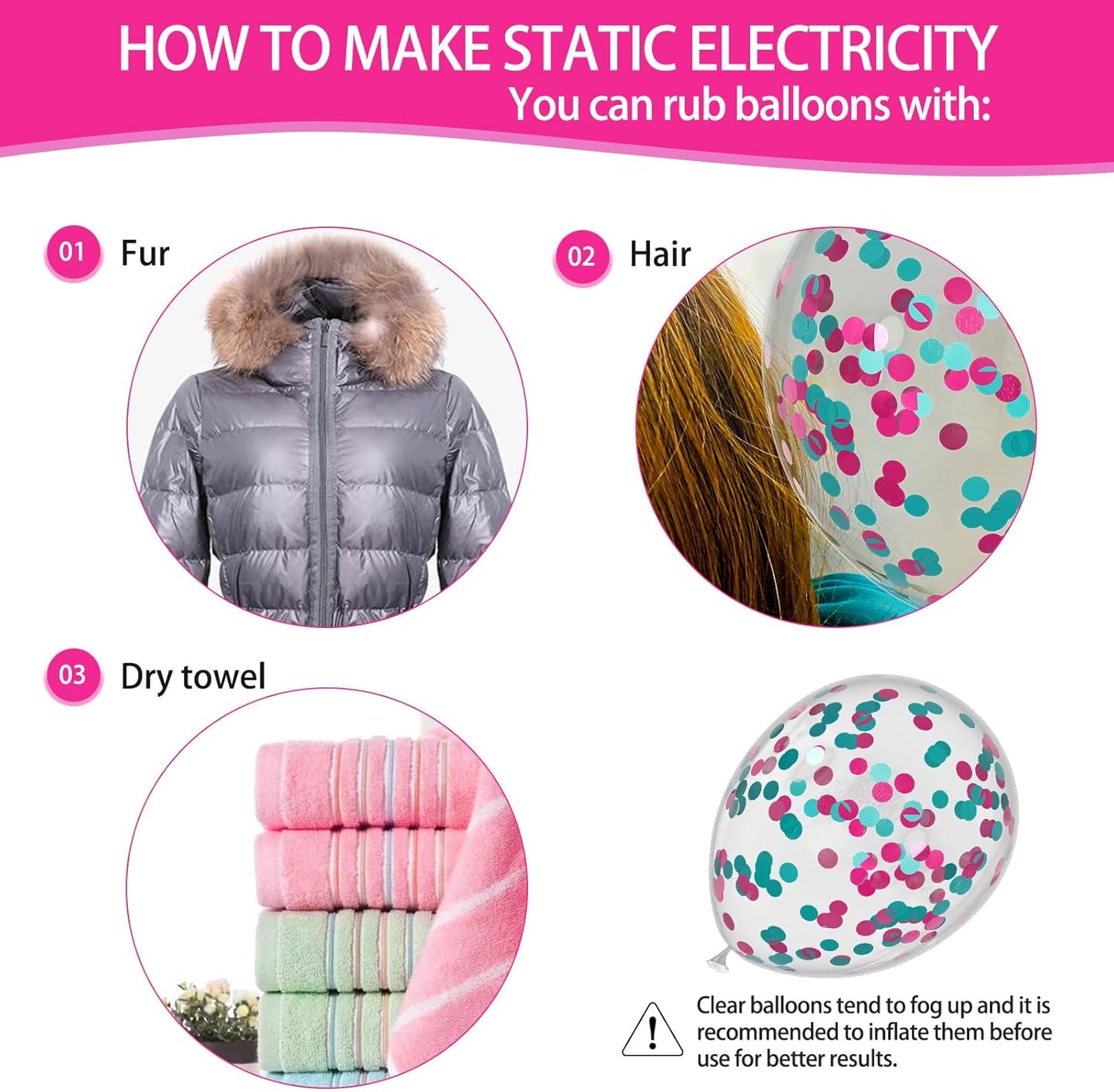 68Pcs Pink Purple Blue Balloon 12 Inch Confetti Balloons Yellow Teal Balloon for Kids Birthday Baby Shower Magic Theme Decoration Engagement Party Supplies.