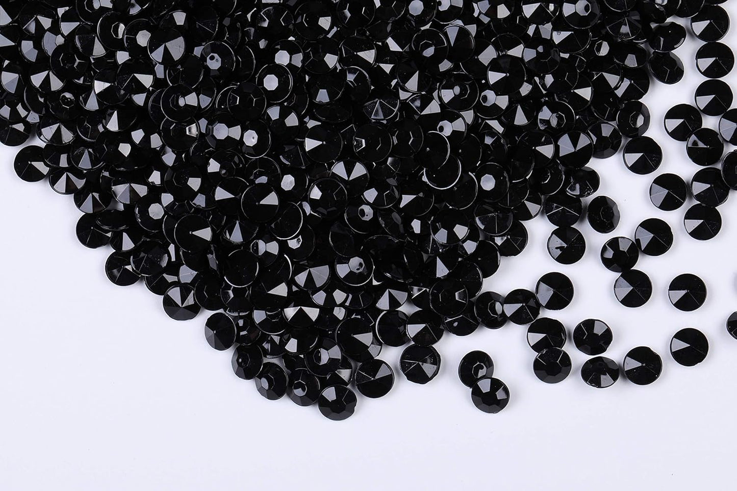 2000pcs Platic Acrylic Gems Fake Acrylic Diamonds Vase Filler Beads Faux Diamond Crystals Jewels for Makeup Brushes Holder Table Scatter Confetti Party Arts Crafts Birthday Wedding Decor