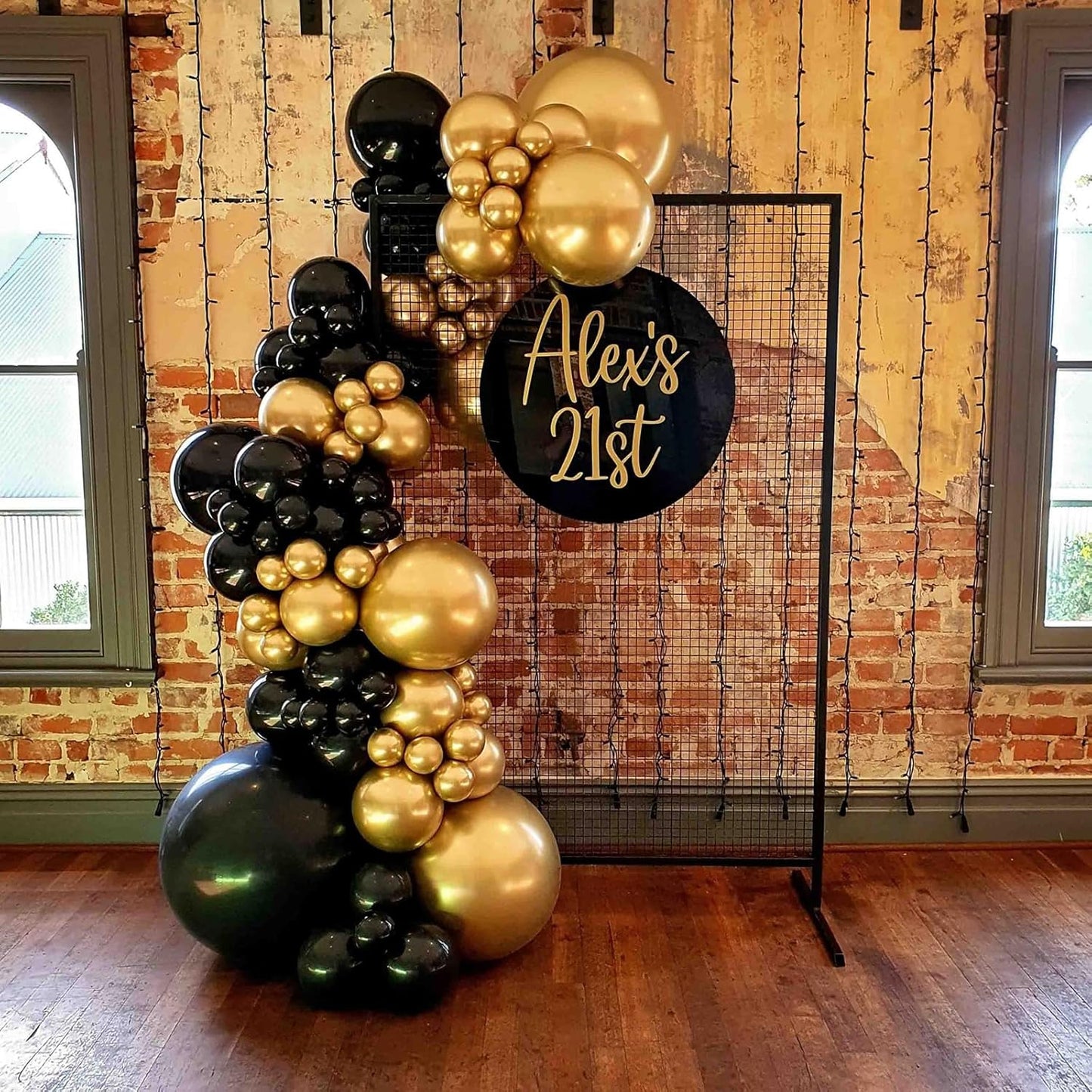 90pack Black Balloons Different Size 18/12/10/5 Inch Black Balloon Garland Arch Kit for Graduation, Wedding, Birthday, New Year, Baby Shower, Anniversary, Holiday Party Decorations