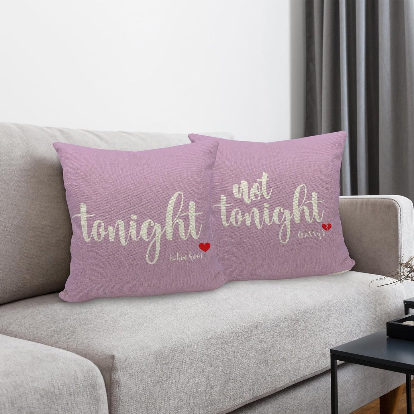 Mancheng-zi Bachelorette & Bridal Shower Gifts - 12x20 Pillow Cover, Funny Throw Pillows for Bedroom (Violet)