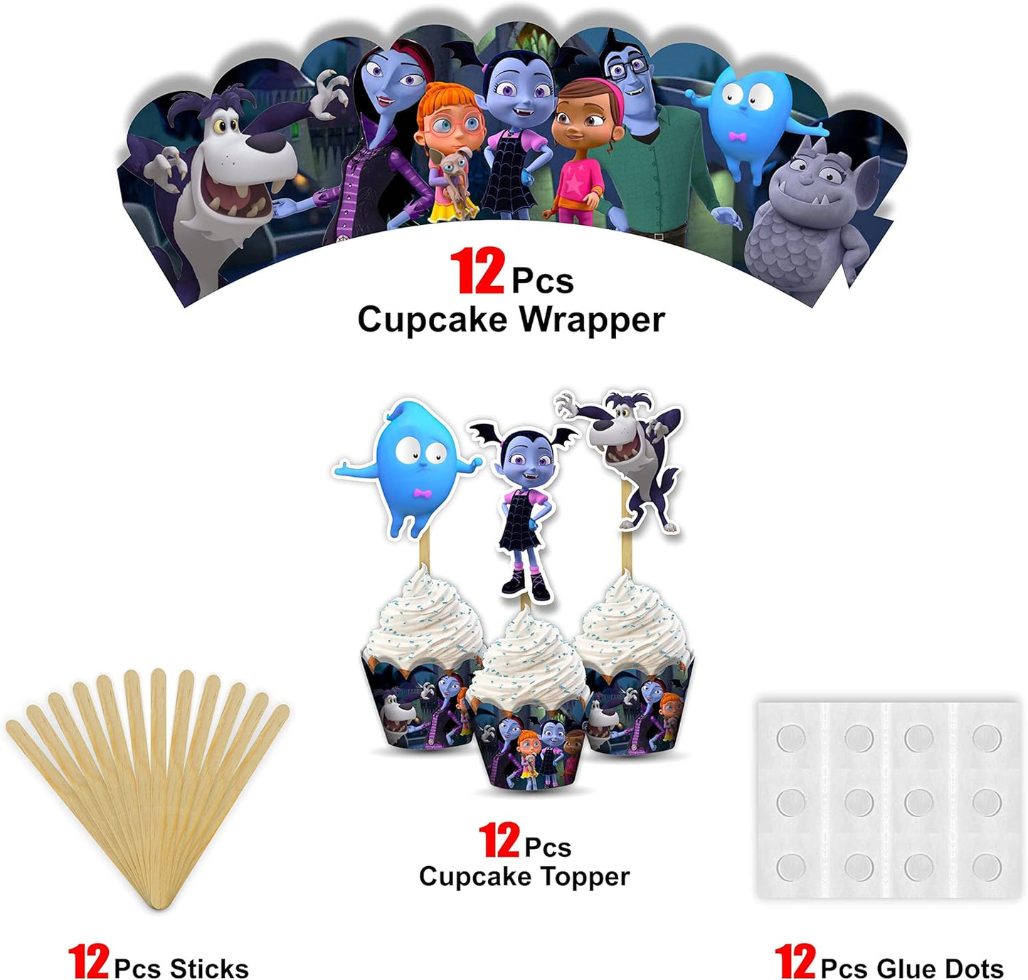 Seyal® Vamprina Cupcake Wrapper