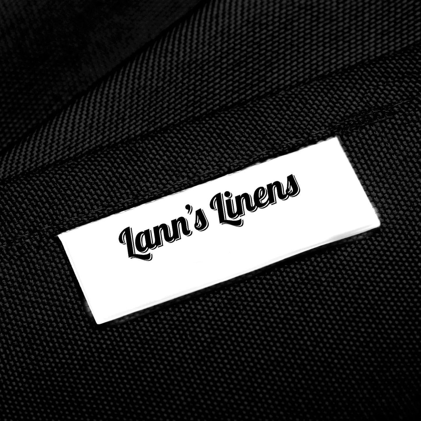 Lann's Linens - 10 Premium 60" x 126" Tablecloths for Wedding/Banquet/Restaurant - Rectangular Polyester Fabric Table Cloths - Black