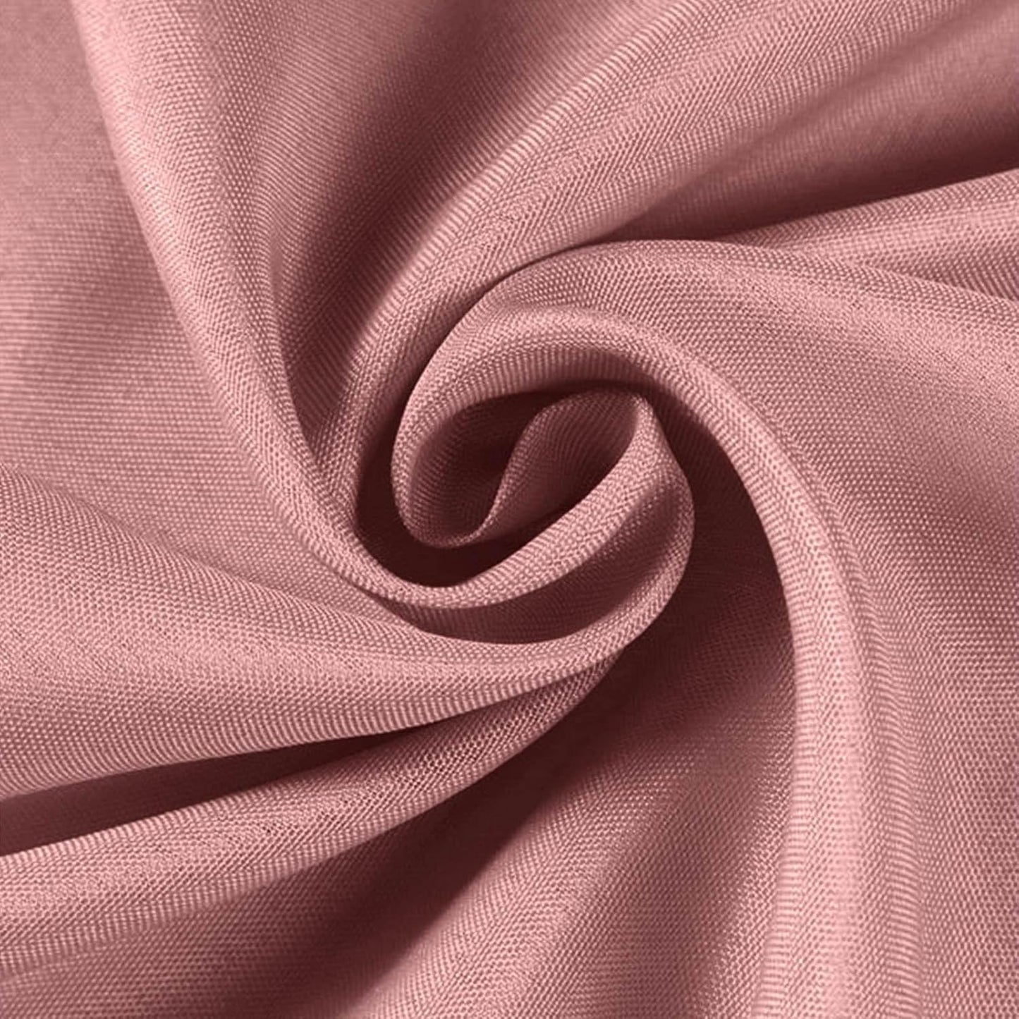 Efavormart 54x54 Dusty Rose Wholesale Linens Seamless Polyester Square Linen Tablecloth for Wedding Banquet Party Restaurant