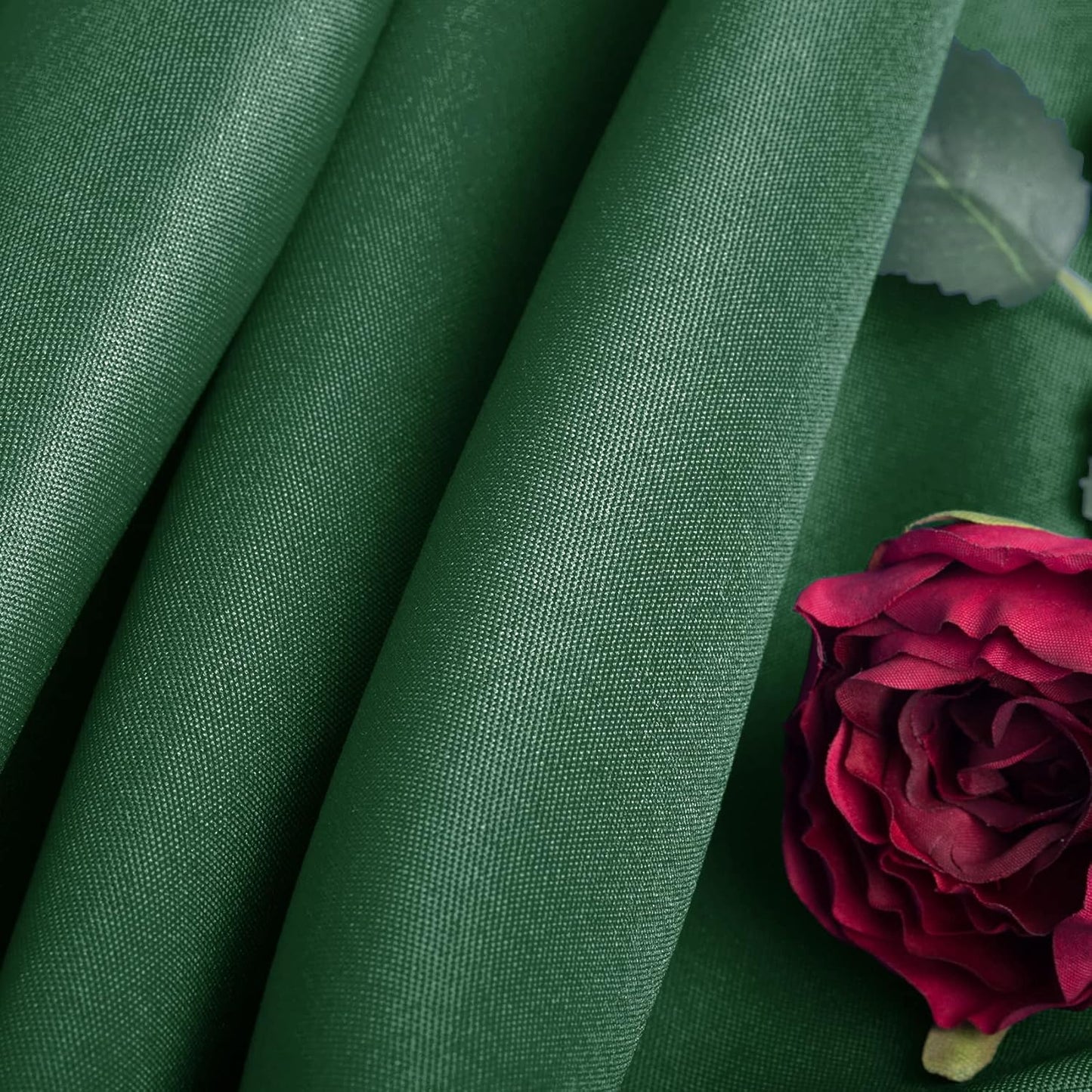 Ascoza 2pack 90x132 Inch Hunter Rectangular Tablecloth 6 Feet Table Cloth in Polyester Fabric for Wedding/Banquet/Restaurant/Parties