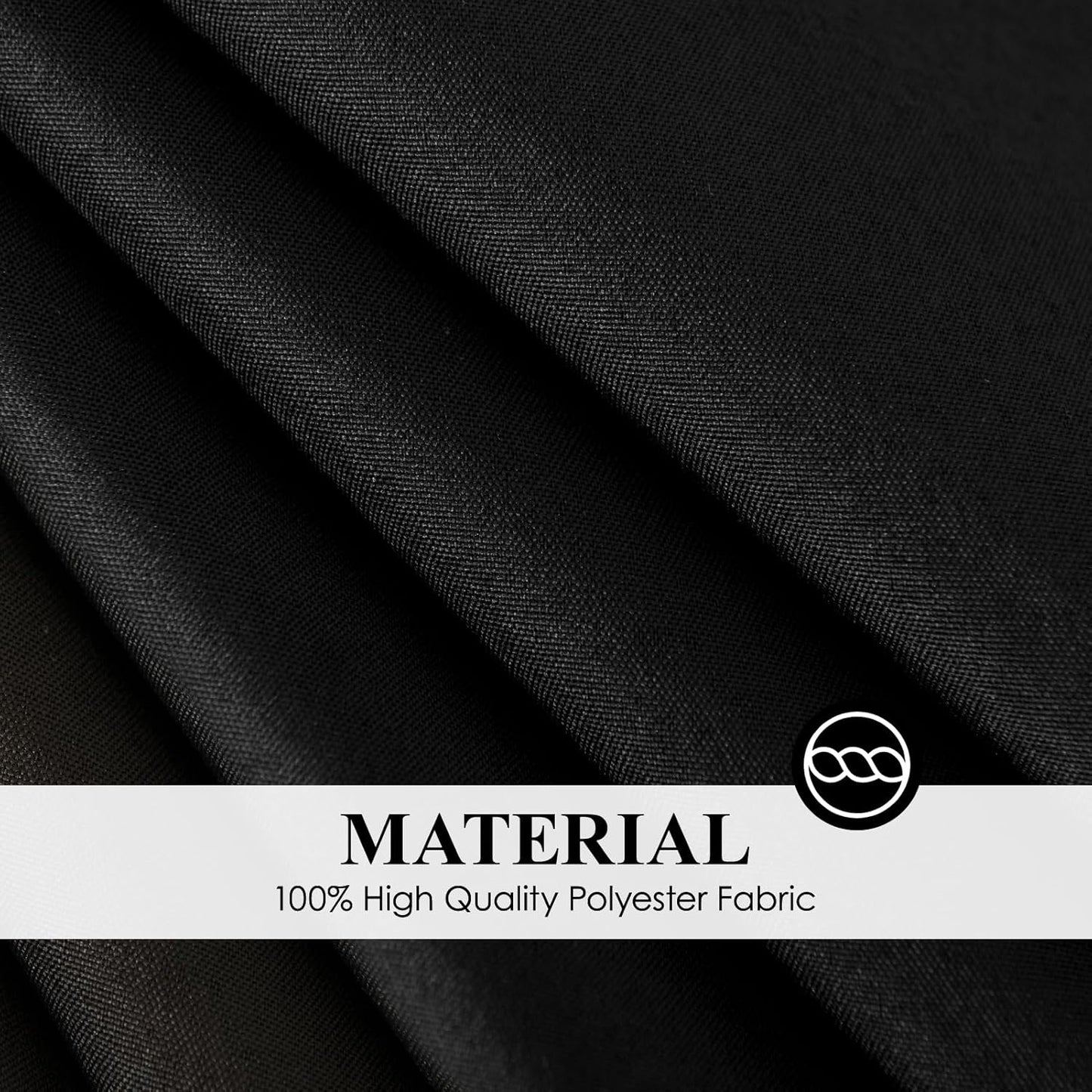 Round Tablecloth 10 Pack 90 Inch Black Tablecloths Washable Decorative Linen Polyester Table Clothes Cover for Dining Table Banquets Buffet Parties and Wedding