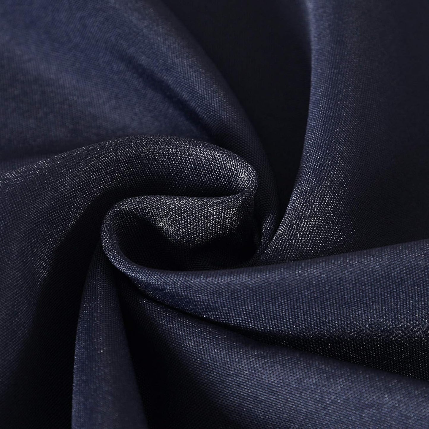 60 inch Round Tablecloth Washable Polyester Table Cloth Decorative Table Cover for Wedding Party Dining Banquet（60 inch,Navy）