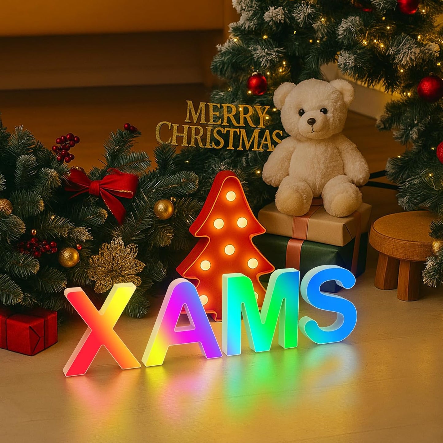 Light Up Letters Led Lights- Marquee Letters for Room Decor Wall Lights - Christmas Decorations Music Sync Color Change Colorful, Christmas Birthday Gifts for Girl, Teen Girls Gifts Home Wall Decor