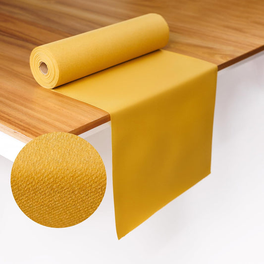 AH American Homestead Paper Dining Table Runner for Party 78 ft = 20 Perforated Table Runners 16” x 48”- Strong, Absorbent, Disposable Linen-Like Table Cover Roll (Mustard Gold)