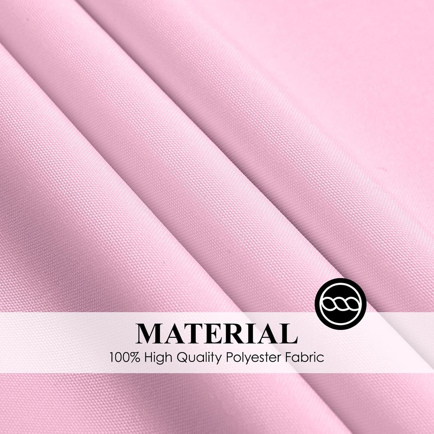 Round Tablecloth 120 Inch 6 Pack Pink Tablecloths Washable Decorative Linen Polyester Table Clothes Cover for Dining Table Banquets Buffet Parties and Wedding