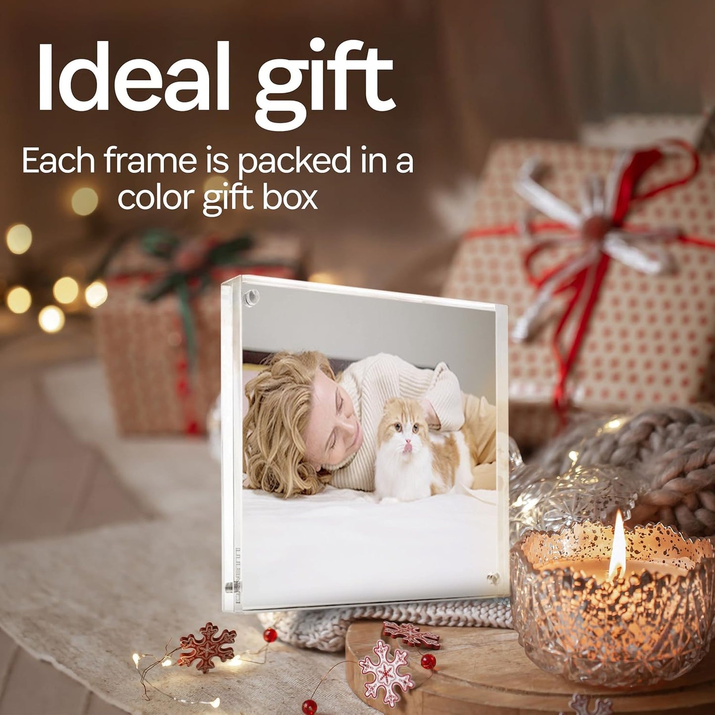 Canetti Design Group The Original Magnet Frame - Clear Acrylic 6x8 inch