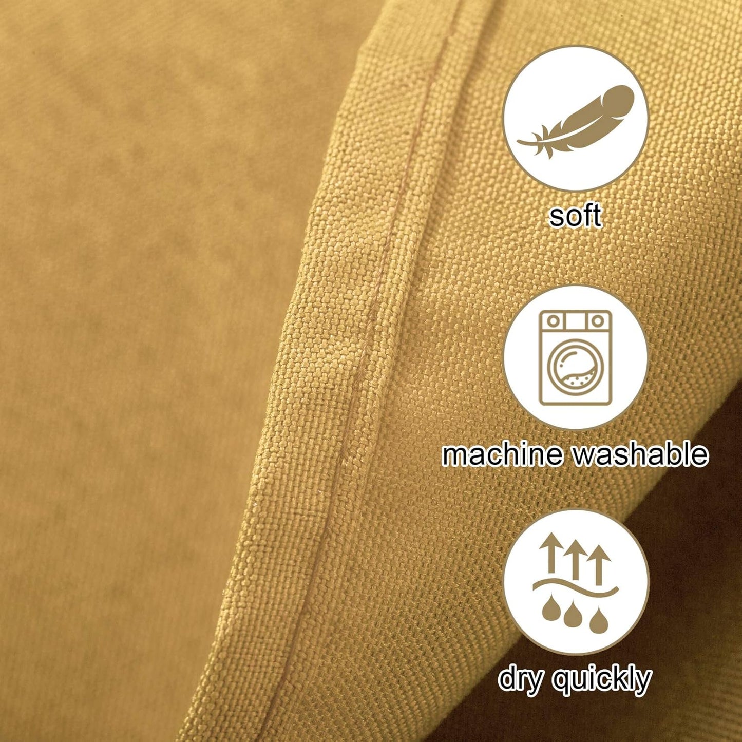 Ascoza 2pack 90x156 Inch Gold Rectangular Tablecloth 8 Feet Table Cloth in Polyester Fabric for Wedding/Banquet/Restaurant/Parties