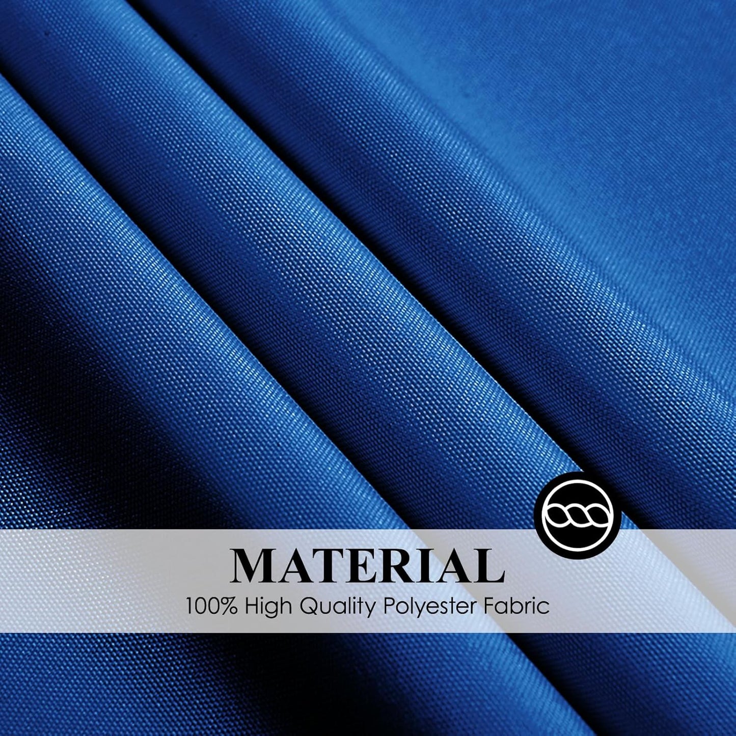 Round Tablecloth 120 Inch 6 Pack Royal Blue Tablecloths Washable Decorative Linen Polyester Table Clothes Cover for Dining Table Banquets Buffet Parties and Wedding