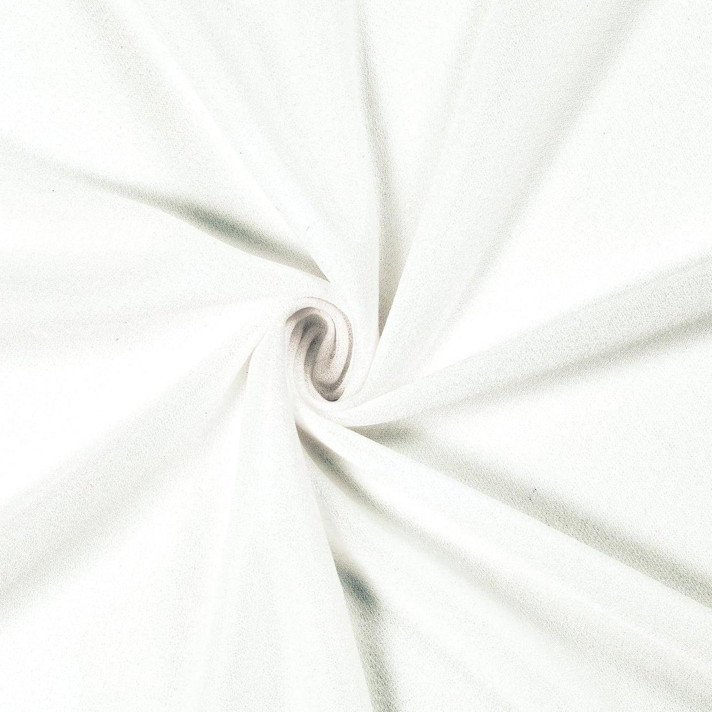 VDS Pack of 1 Panel (30 Inch X 20 Feet) Wedding Arch Draping Fabric Sheer Chiffon Fabric Drapery for Wedding Ceremony Reception Swag Backdrop Canopy Chuppah ARBO Altars Decoration (Ivory)