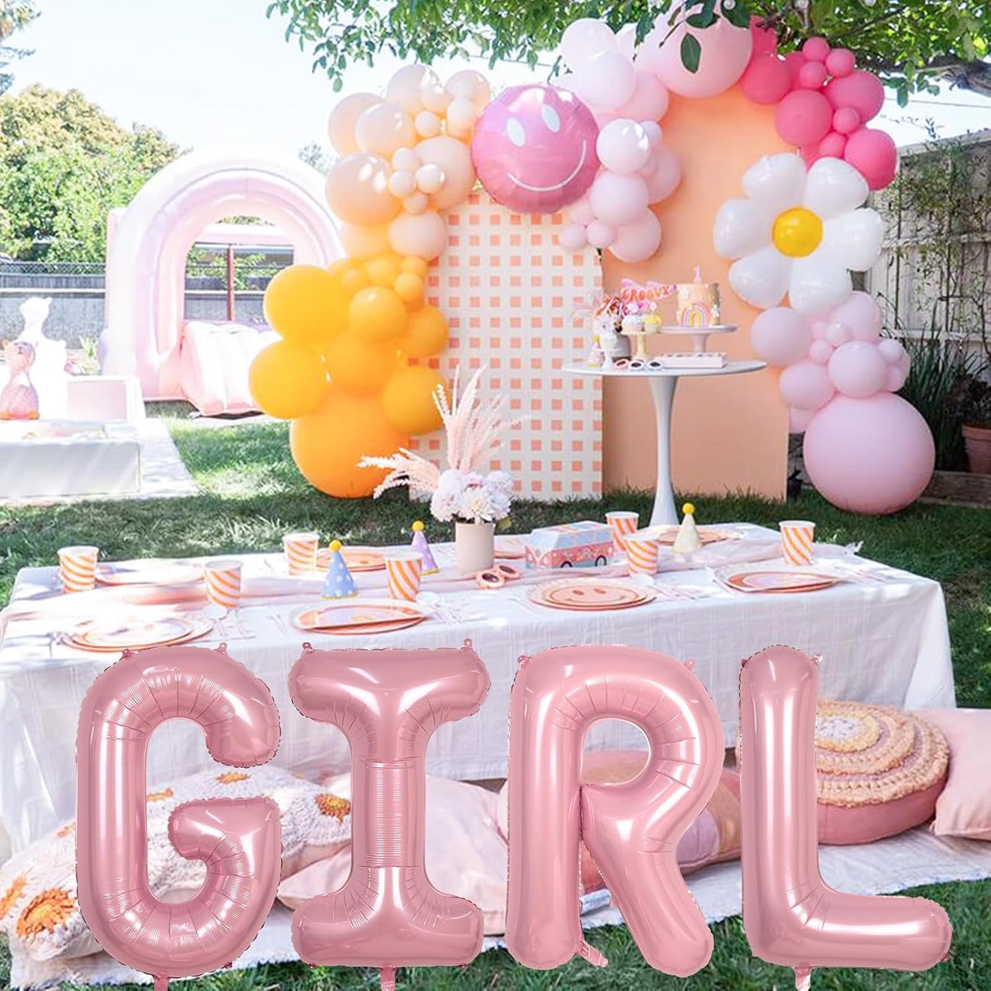 40 Inch Giant Pink Letter Balloon B, Foil Balloon Pastel Pink, Light Pink Helium Alphabet Balloon B Can Form Word OH BABY BRIDE, Mylar Letter Balloon for Women Birthday Party Decoration Supplies