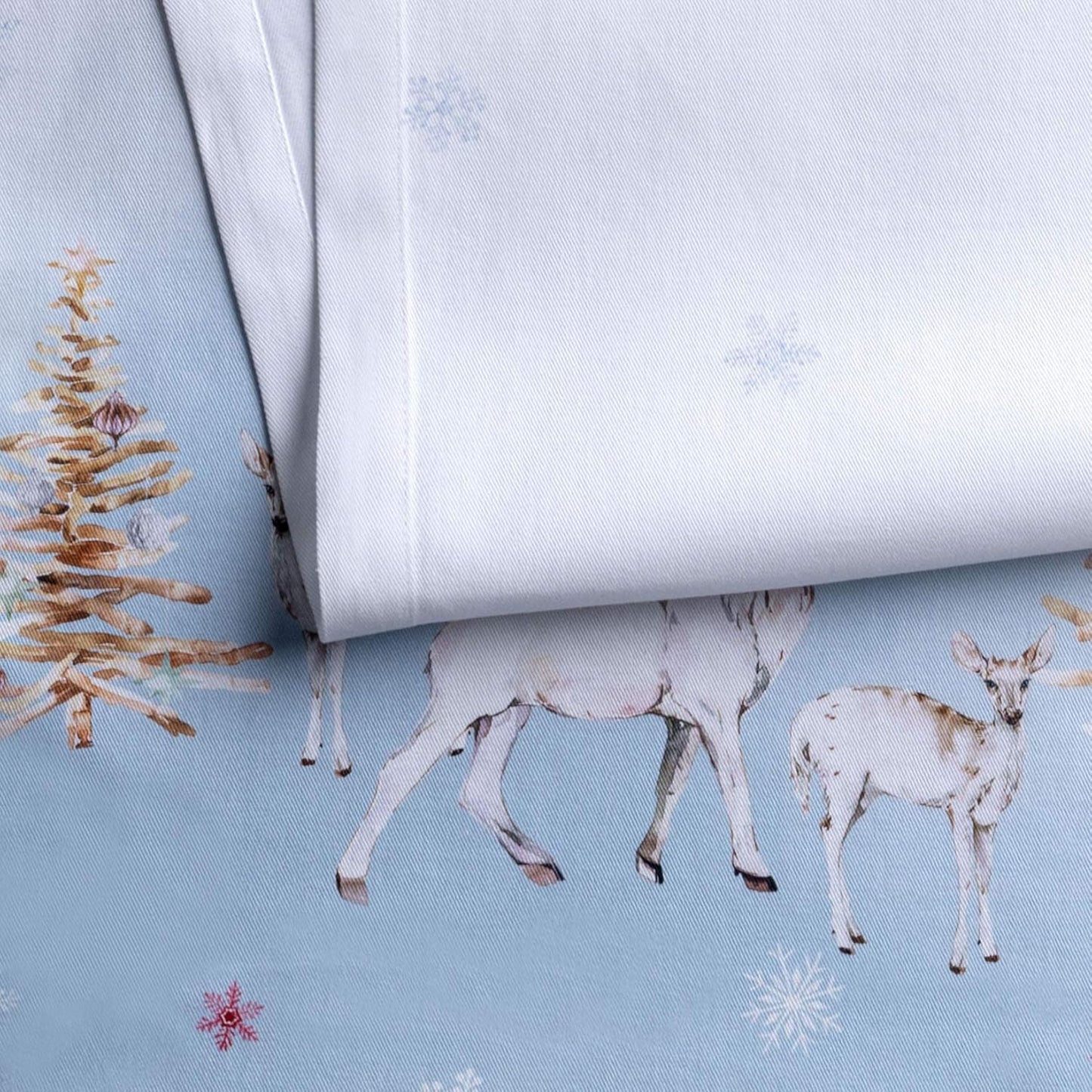 Maison d' Hermine Table Runner 100% Cotton Single Layer Table Runners 60 inches Long Decorative for Home Kitchen Dining Party Baby Shower Wedding Bridal Shower (Fairytale Forest, 14.50" x 60")