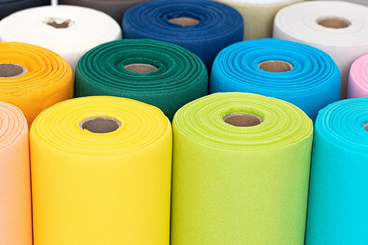 American Homestead Paper Table Runner Roll - 78 ft. Disposable Linen-Like Table Cover Roll - 20 Perforated Table Runners (16" x 48") for Parties, Weddings, and Events - White