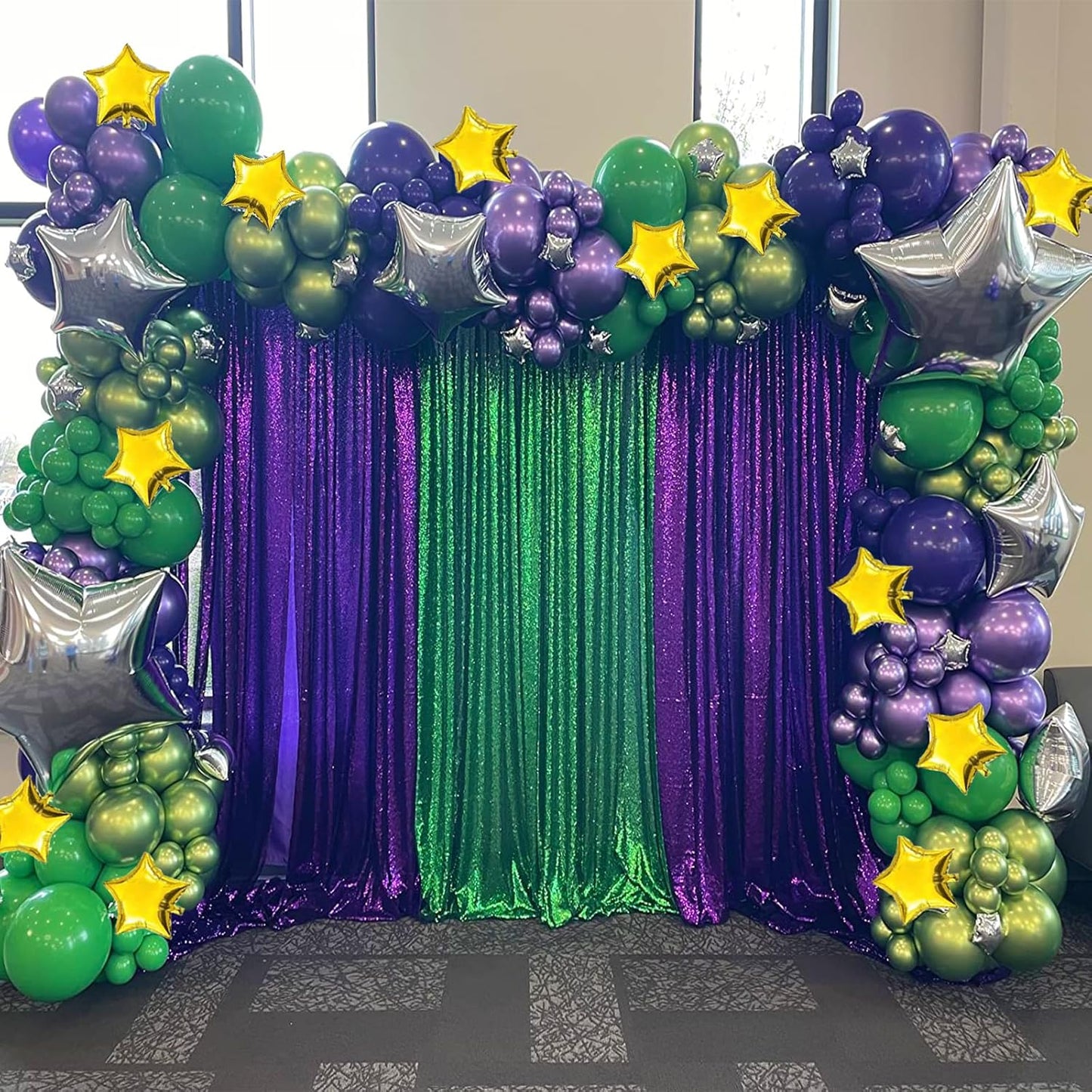 50 Gold Star Balloons - 5" Small Gold Foil Star Mylar Balloons for Party Decorations