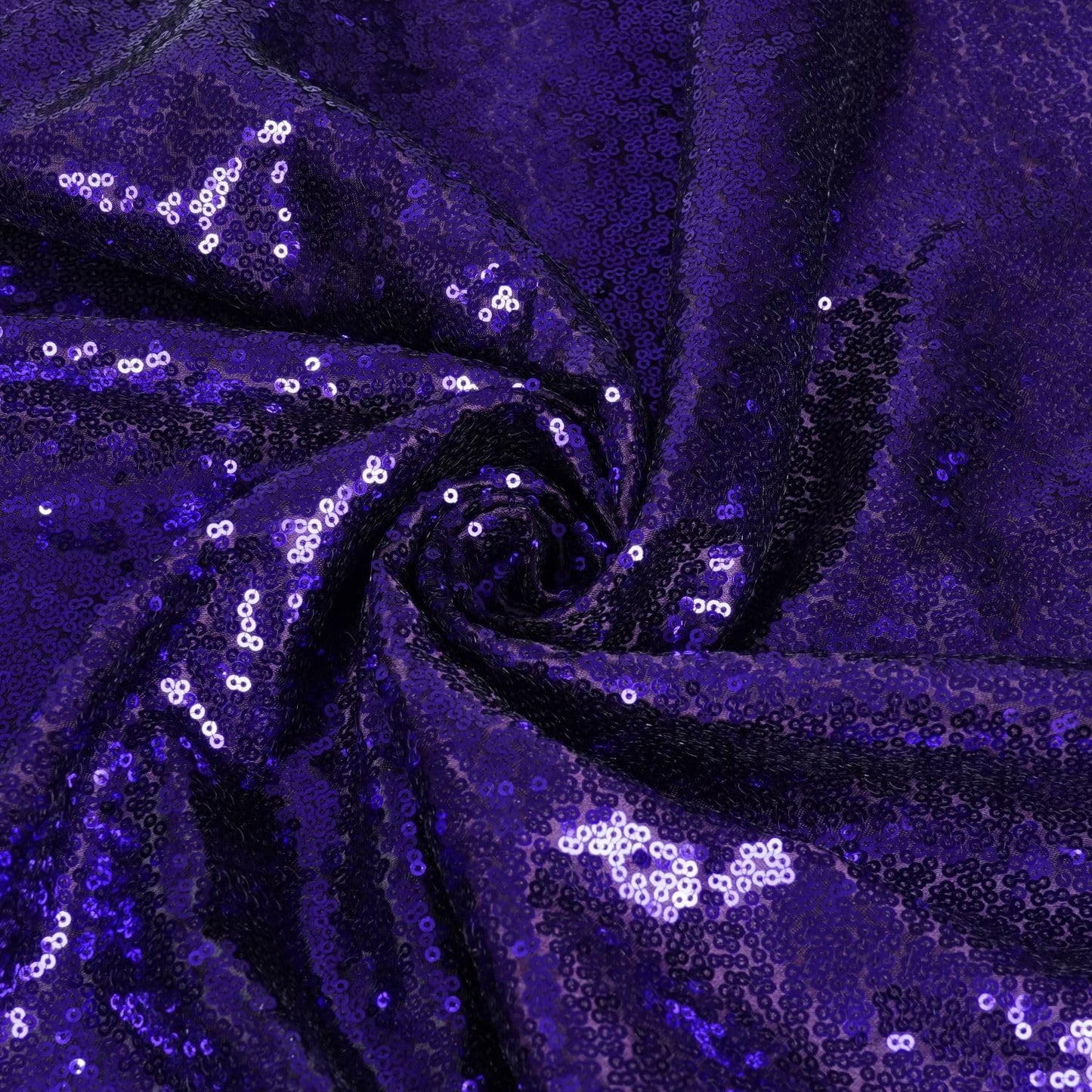 Poise3EHome 8Ft x 10Ft Purple Sequin Backdrop, Glitter Thick Satin Sequin Background Drapes, Sequence Backdrop for Halloween Wedding Party Holiday Festival Decor