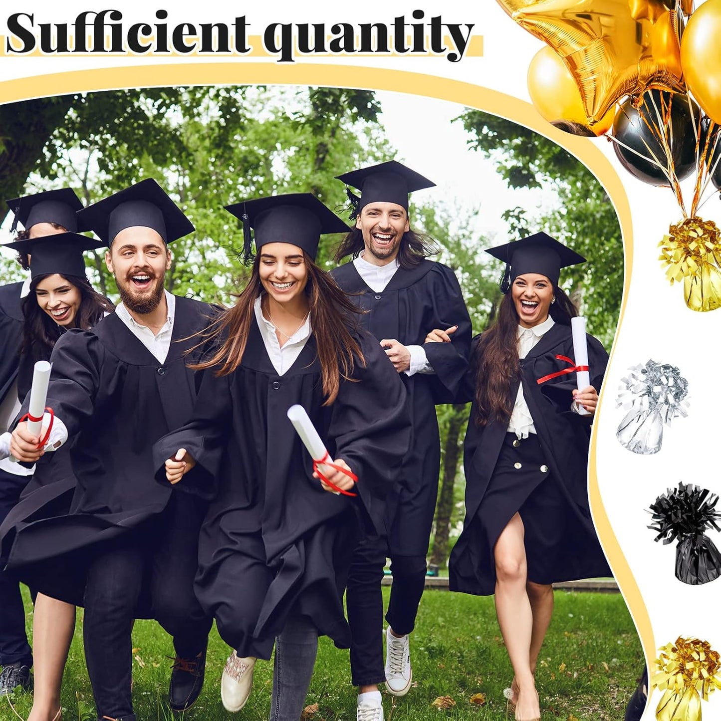 36 Pieces Metallic Balloon Weights Set Heavy Solid Balloon Weights Table Centerpiece DIY Decor for Christmas Thanksgiving Birthday Party Favors Wedding Shower