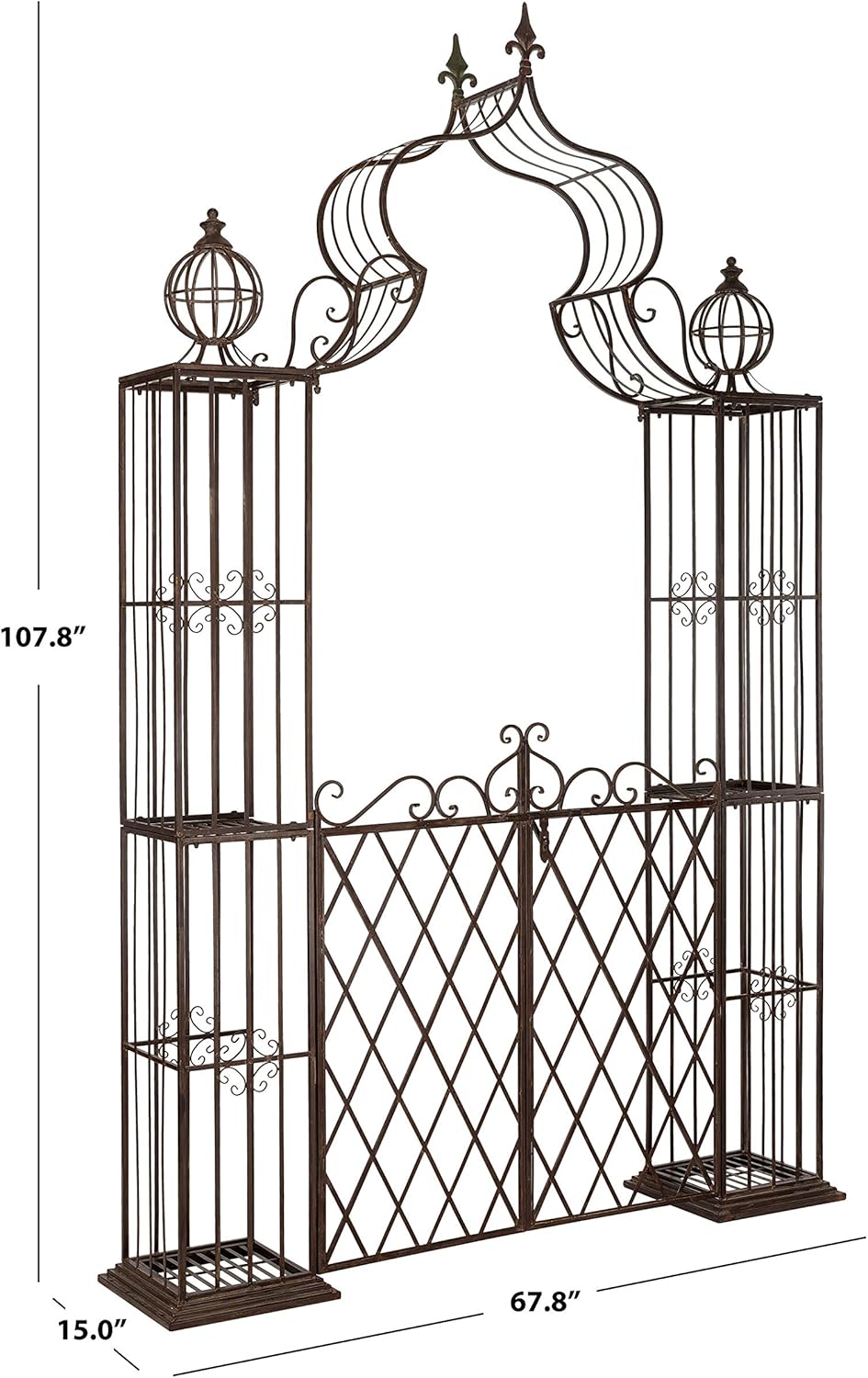 SAFAVIEH Outdoor Collection Beatrix Arbor