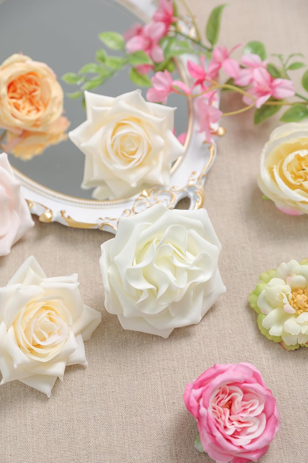 Serra Flora Artificial Flowers Combo Box Set for DIY Wedding Bouquets Centerpieces Arrangements Bridal Shower Party Home Decorations