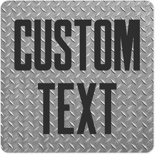 Custom Sign, Custom Street Sign, 11 Font Colors, 13 Font Styles, 4 Hole Options, 22 Sizes, 30x30 Inches, Rust Free DiBound, Fade Resistant, Made in USA by My Sign Center (Diamond Metal)