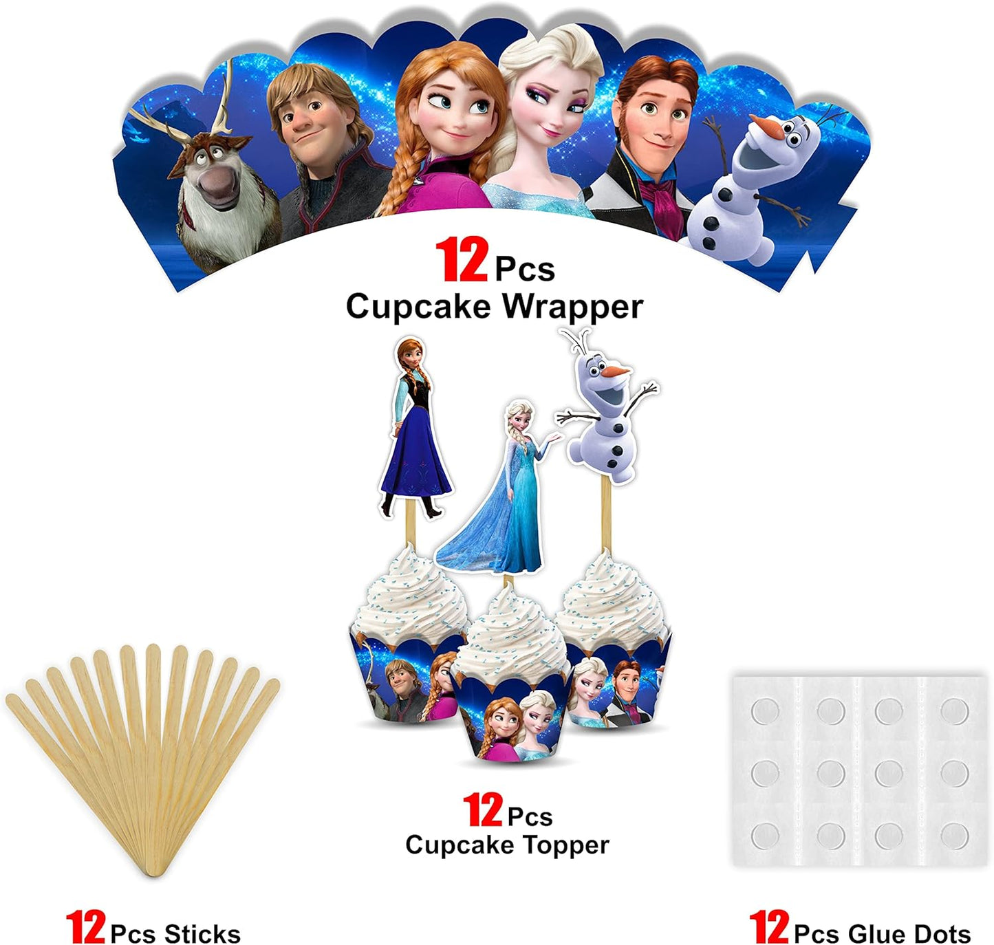 Seyal® Frozn Cupcake Wrapper