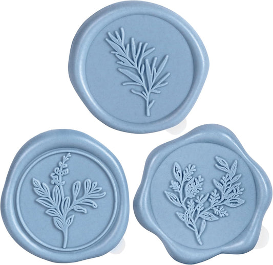 Wax Seal Stickers (60 Pcs, 3 Designs in 1 Pack) Premium Envelope Seal Stickers for Wedding Invitation Envelopes, Adhesive Wax Seals, Perfect for Seating Chart, Gift Wrapping