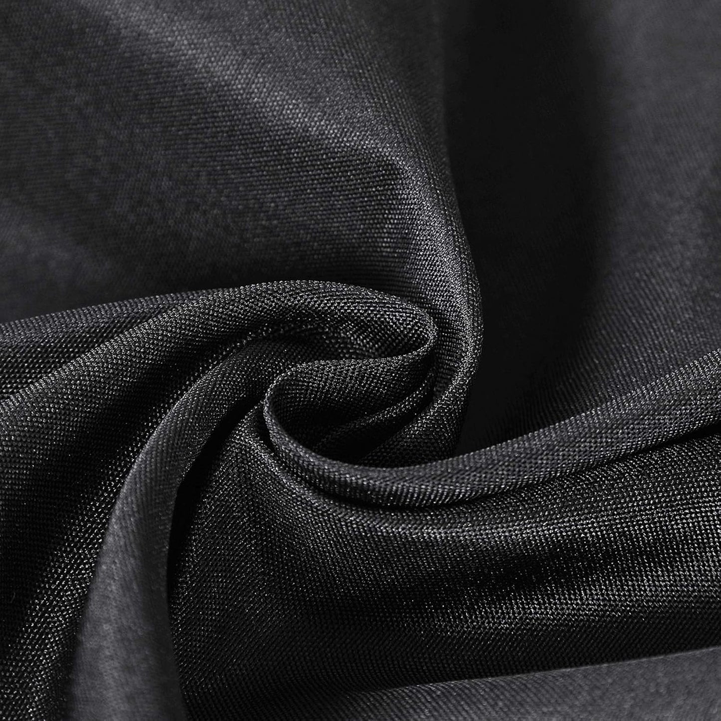 Rectangle Tablecloth 60x120 inch Washable Polyester Fabric Table Cloth for Wedding Party Dining Banquet Decoration（6 Pack 60x120, Black）