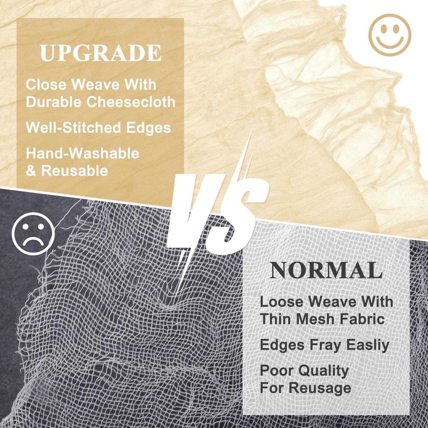 Asee'm 3pcs Cheesecloth Table Runner 120 Inches Long Beige Boho Gauze Cheese Cloth Runner 10FT Rustic Sheer Table Runners for Christmas Wedding Party Baby Shower Spring Easter Decoration