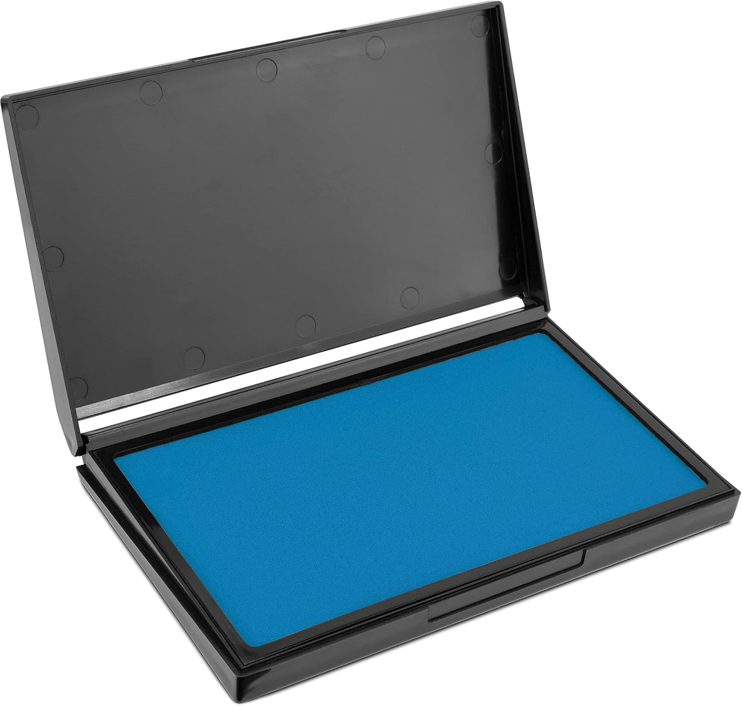 MaxMark Large Premium Sky Blue Ink Stamp Pad - 4-1/4" by 7-1/4" - Premium Quality Felt Pad