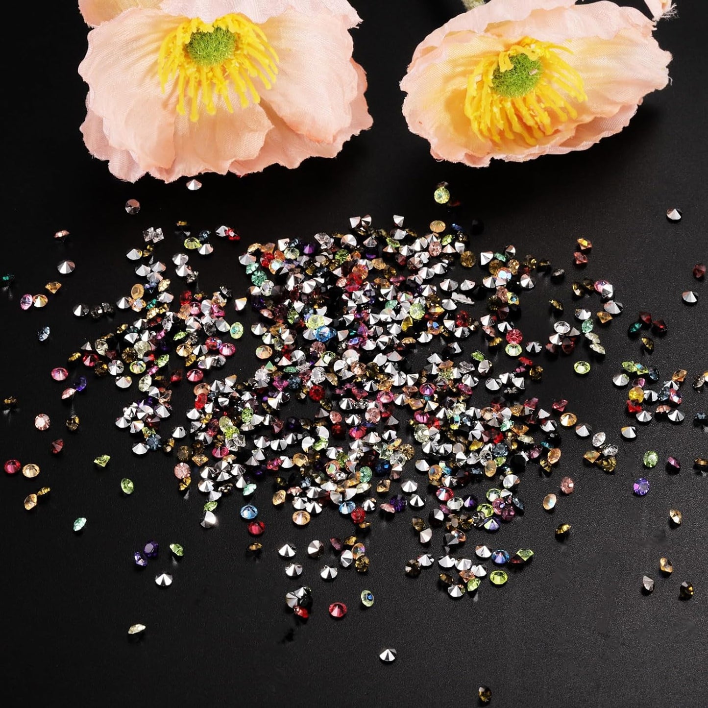 PATIKIL 14000Pcs Wedding Table Scatter Confetti Crystals 3mm Acrylic Diamonds Vase Fillers Gems for Table Centerpiece Decorations Bridal Shower Party, Light Blue AB