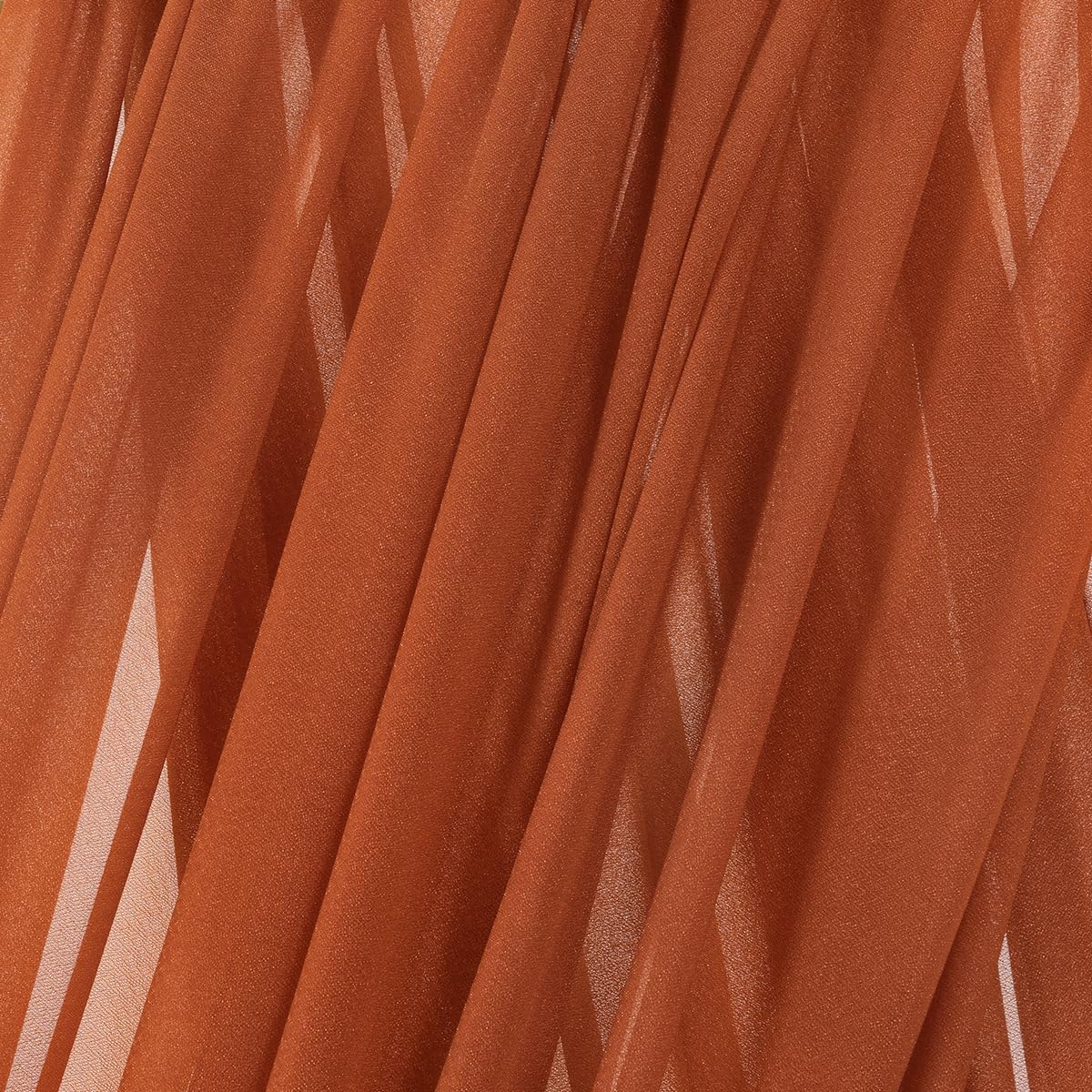 MLMC Terracotta Wedding Arch Draping Fabric 1 Panel 29" x 20 FT Extra Long Gauze Drapes Sheer Backdrop Curtains 6.6 Yards Outdoor Drapery Panels for Wedding Ceremony Party Ceiling Decoration