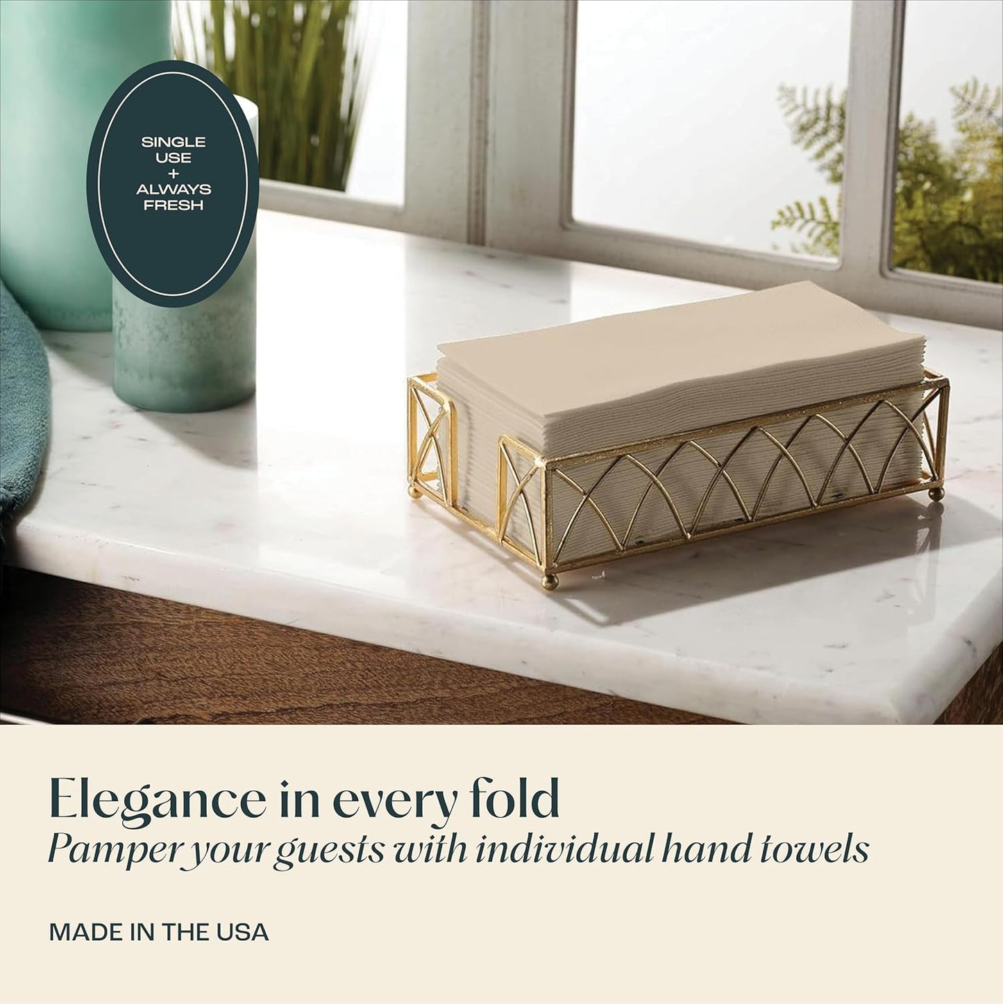 50-Pack Disposable Linen-Feel Pink Napkins, 12" x 17" Cloth-Like Paper Dinner Napkins For Wedding, Bathroom, Party Or Event