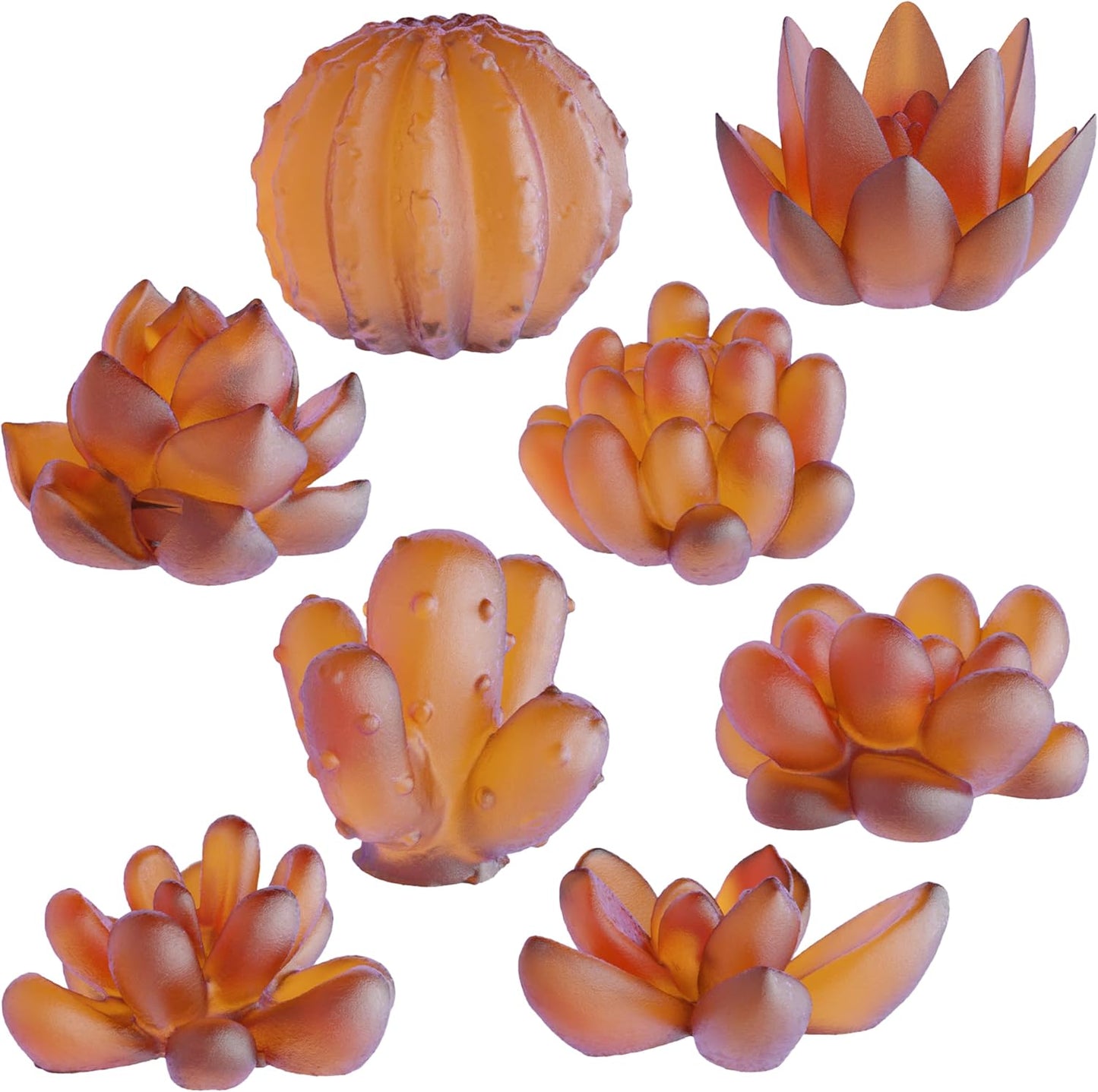 8-in-1 Resin Casting Molds - Succulent & Floral Designs, Jewelry & Candle Making, Silicone & Soap Molds
