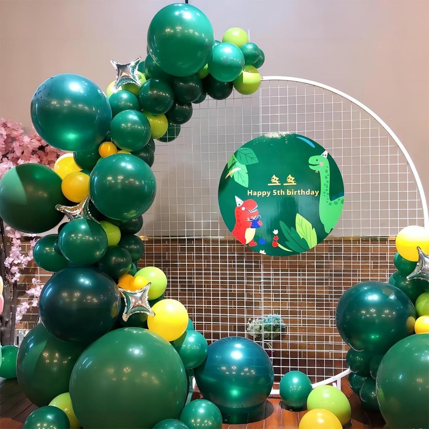 100pcs Dark Green Balloons, 12 inch Green Latex Party Balloons Helium Quality for Birthday Party, Dinosour Masquerade,Baby Shower,Wedding Christmas Party Decoration (with Ribbon)…