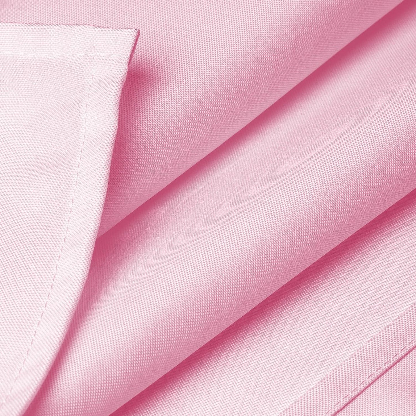 Lann's Linens - 10 Premium 90" x 132" Tablecloths for Wedding/Banquet/Restaurant - Rectangular Polyester Fabric Table Cloths - Pink