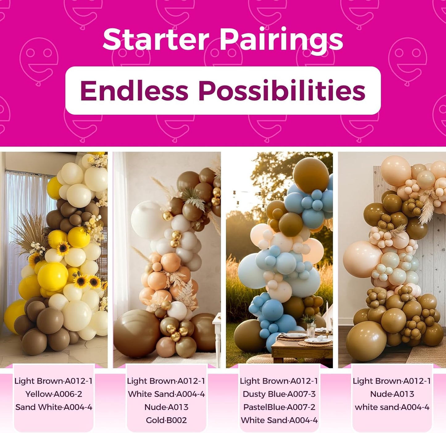 Bezente Brown Balloons 18 Inch - 30 Pack Large Thick Brown Balloons Big Round Coffee Brown Latex Balloons for Birthday Bridal Shower Wedding Anniversary Party Decorations