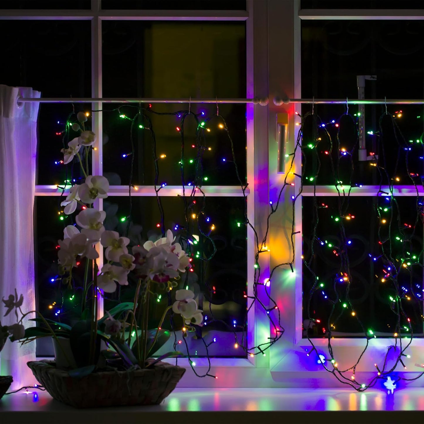 100 LED Christmas String Lights, 39FT Indoor Lights Plug-in with 8 Modes & Timer & Memory Function, Waterproof Christmas Lights Outdoor for Holiday Party Christmas Tree Decor